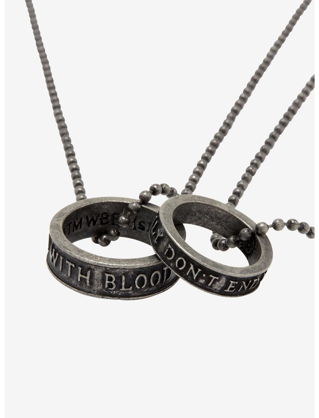 Supernatural Family Ring Necklace Set, , hi-res