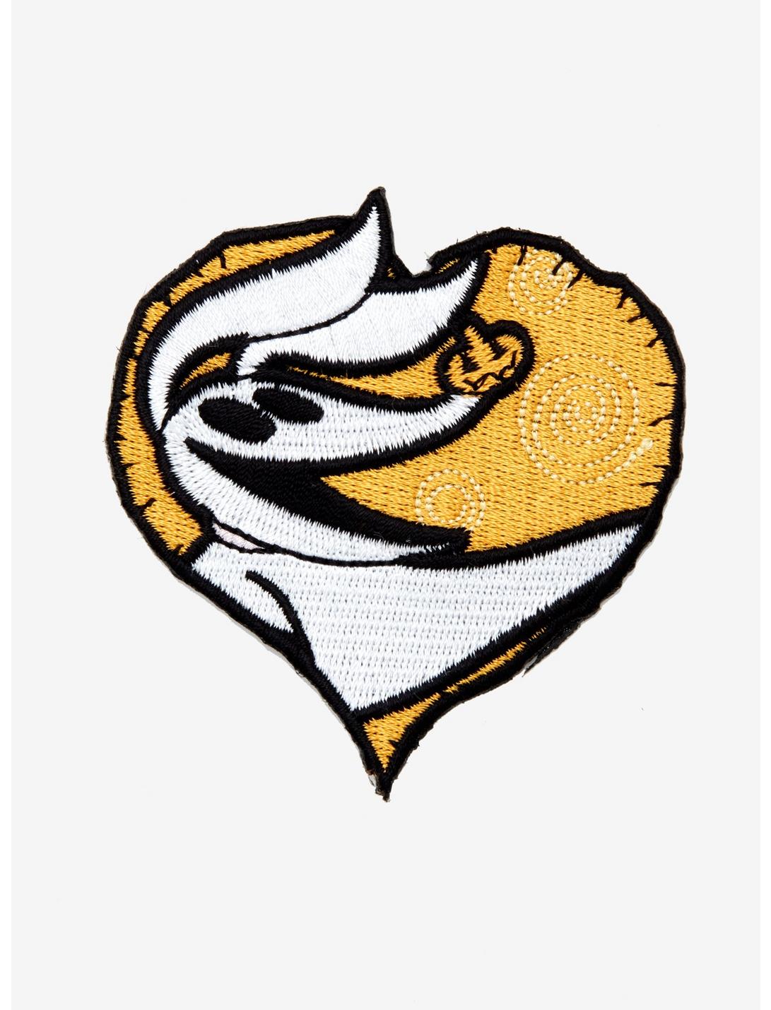 The Nightmare Before Christmas Zero Stitched Heart Patch, , hi-res