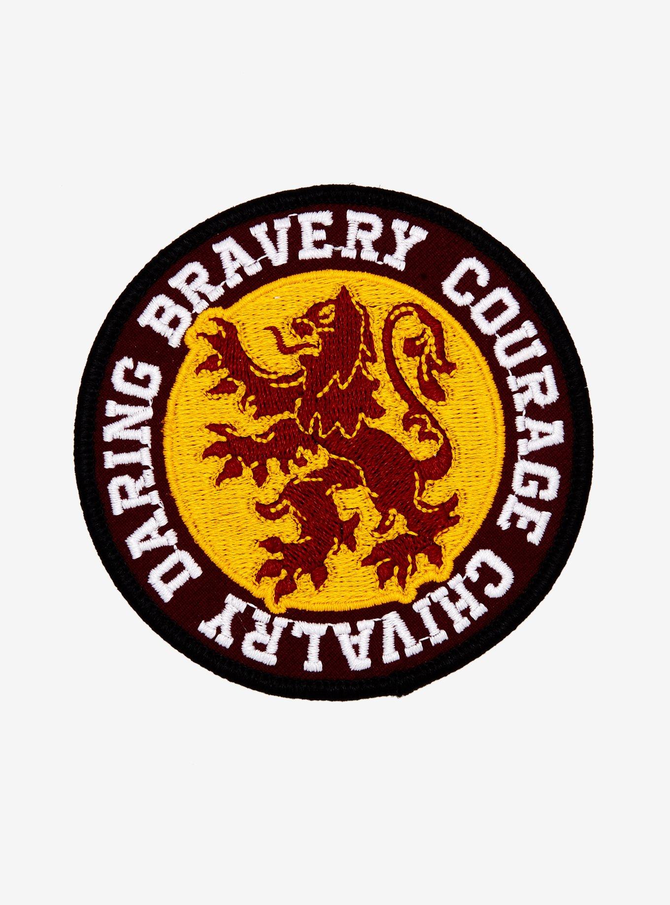 Harry Potter Gryffindor House Values Circle Patch, , hi-res