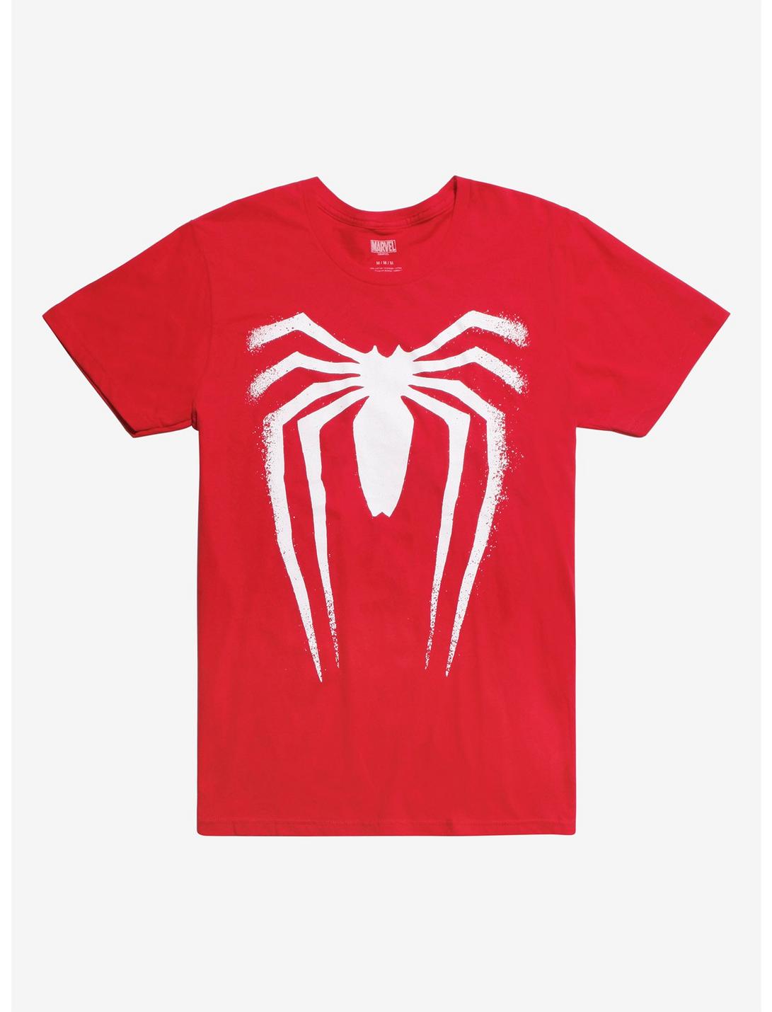 Marvel Spider-Man Video Game Logo T-Shirt, RED, hi-res