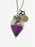 Disney Villains Maleficent Glass Orb Charm Necklace, , hi-res