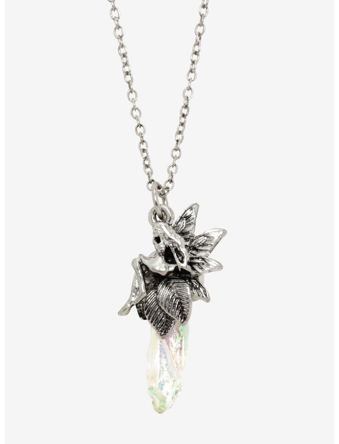 Fairy Iridescent Crystal Pendant Necklace, , hi-res