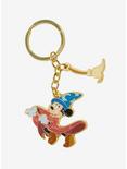 Disney Fantasia Sorcerer Mickey Broom Key Chain - BoxLunch Exclusive, , hi-res