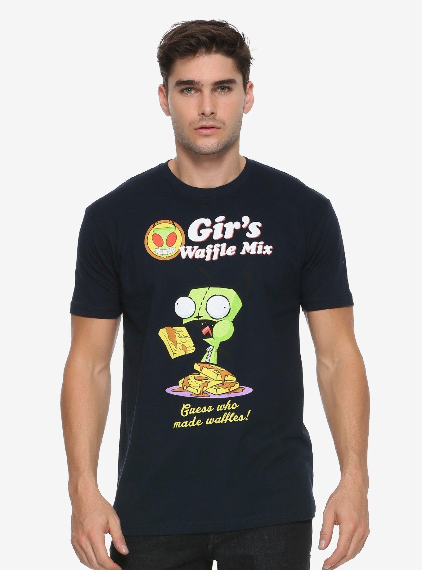 Invader Zim Gir Waffles T-Shirt, BLUE, hi-res