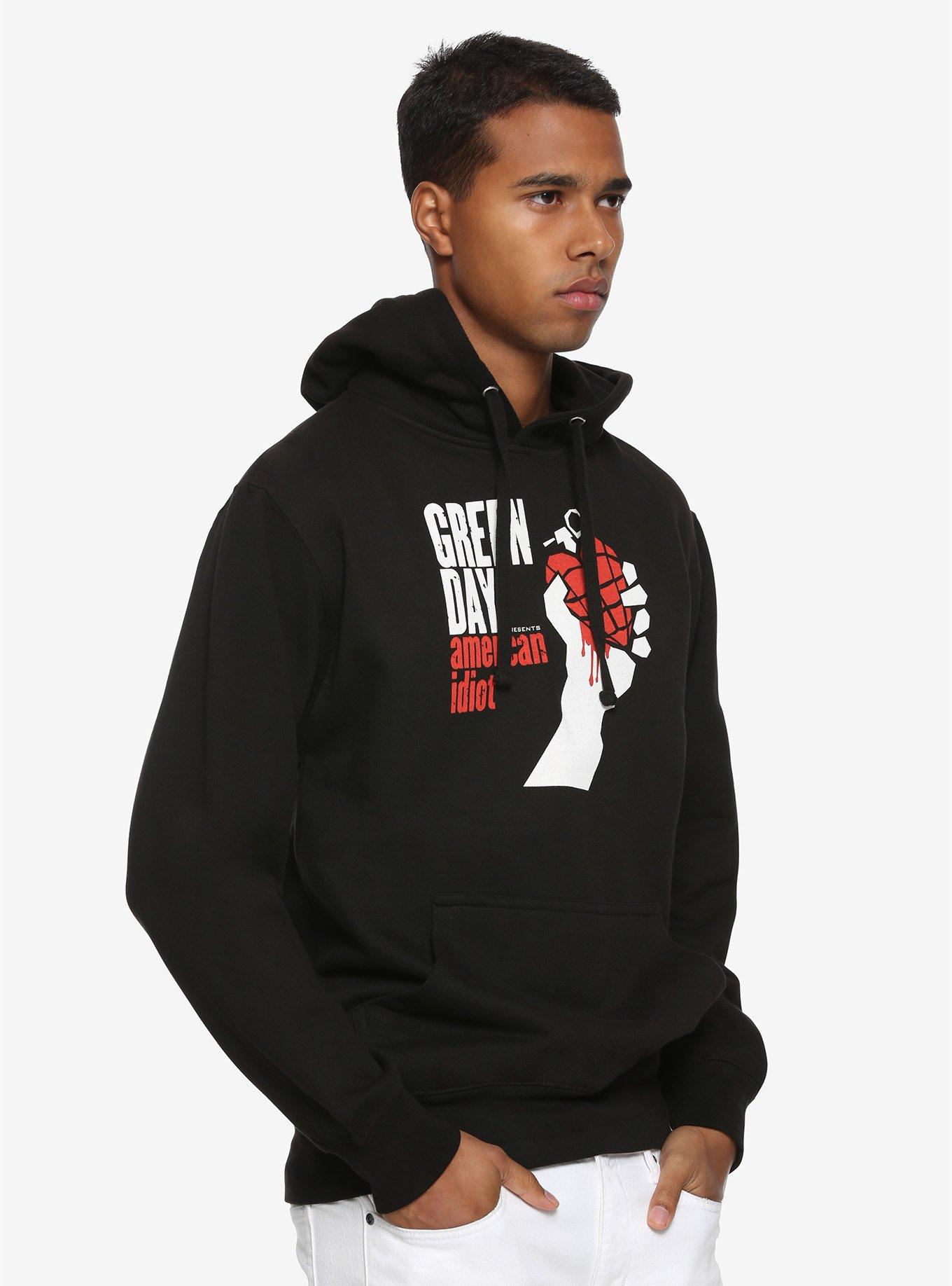 Cotton on Men - Oversized Music Hoodie - LCN WMG Black/Green Day - American Idiot