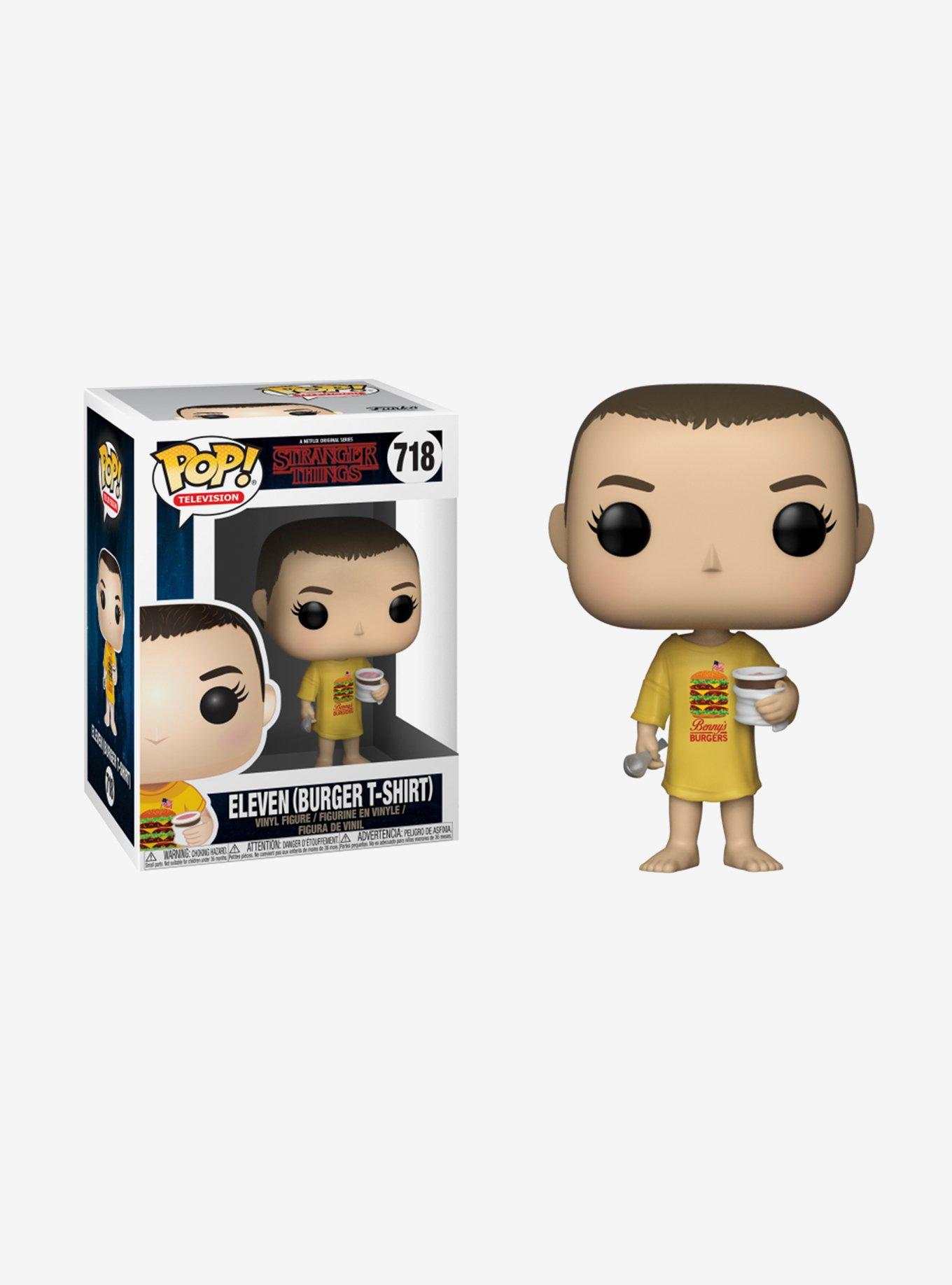 Funko Pop! Stranger Things Eleven (Burger T-Shirt) Vinyl Figure, , hi-res
