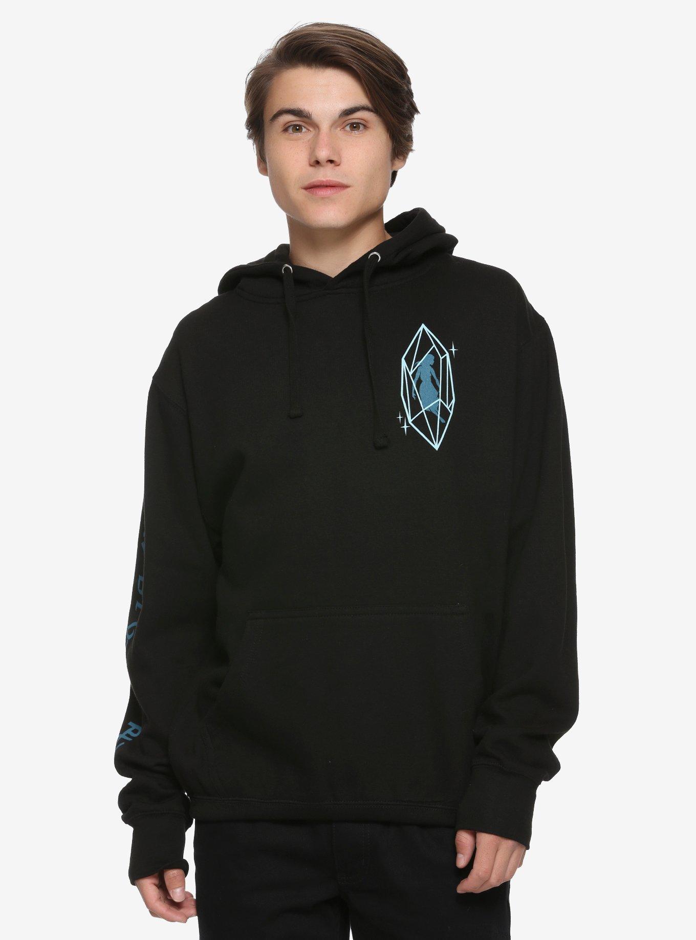 Pierce The Veil Hold Your Breath Crystal Hoodie, BLACK, hi-res