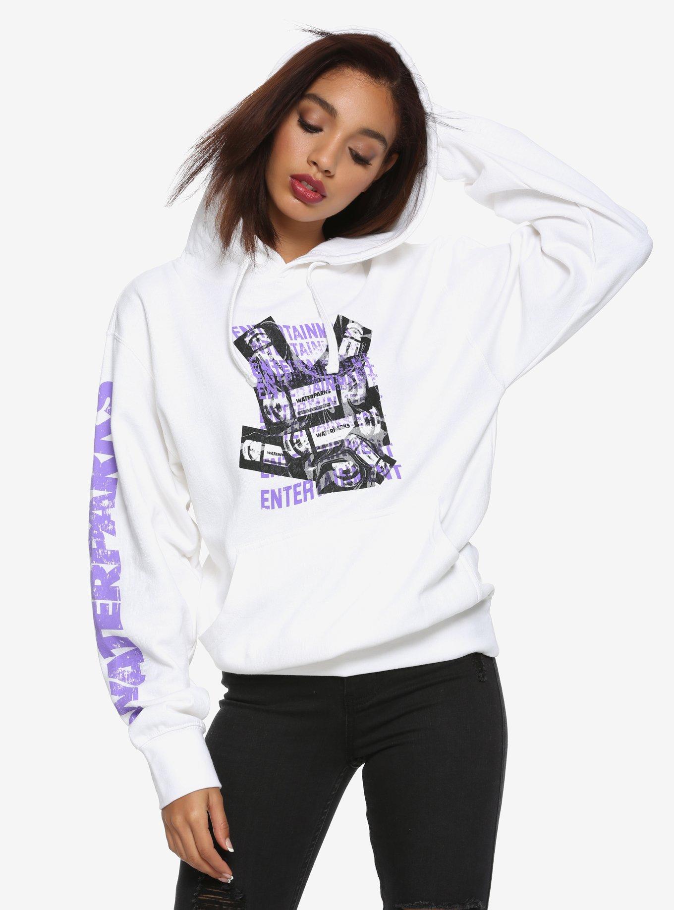 Waterparks Entertainment Girls Hoodie, WHITE, hi-res