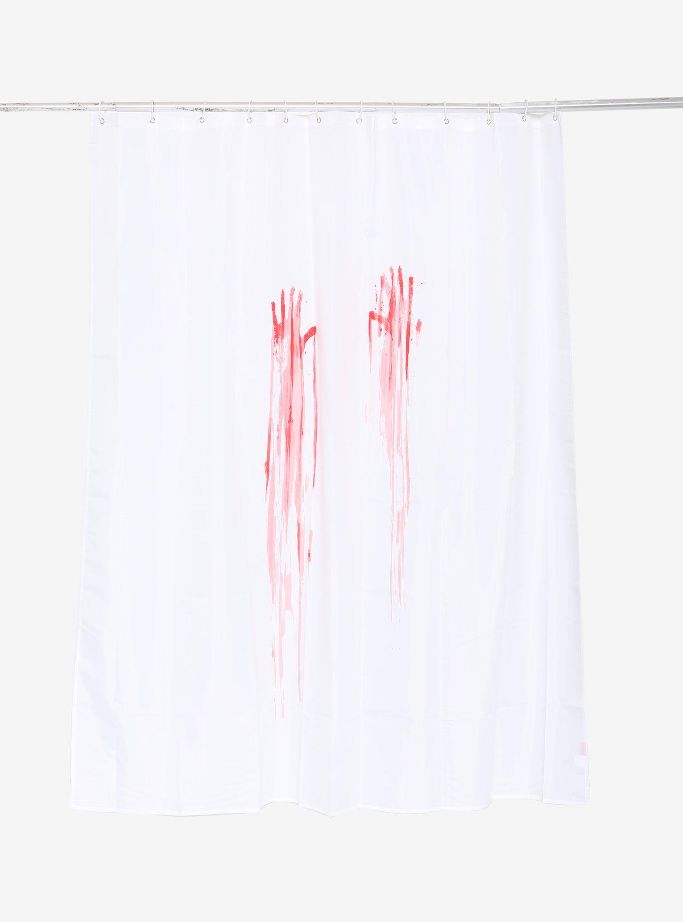 Blood Bath Bloody Shower Curtain, , hi-res