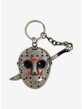 Friday The 13th Mask Metal Key Chain, , hi-res