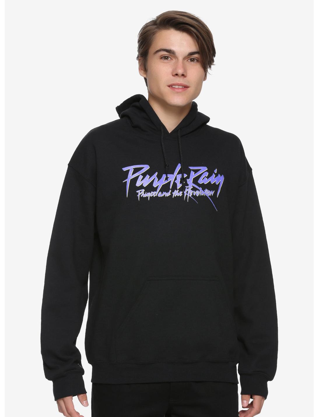 Prince And The Revolution Purple Rain Hoodie, BLACK, hi-res