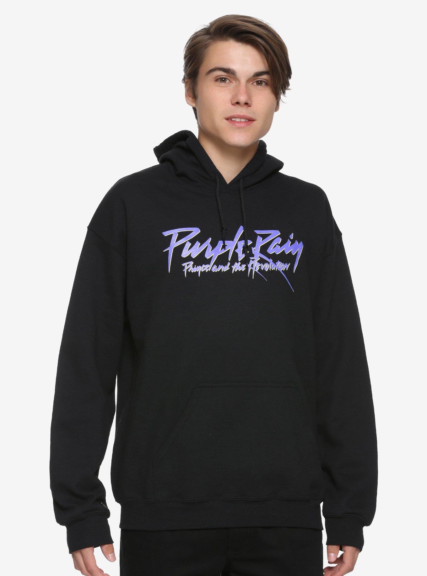 Prince And The Revolution Purple Rain Hoodie, BLACK, hi-res