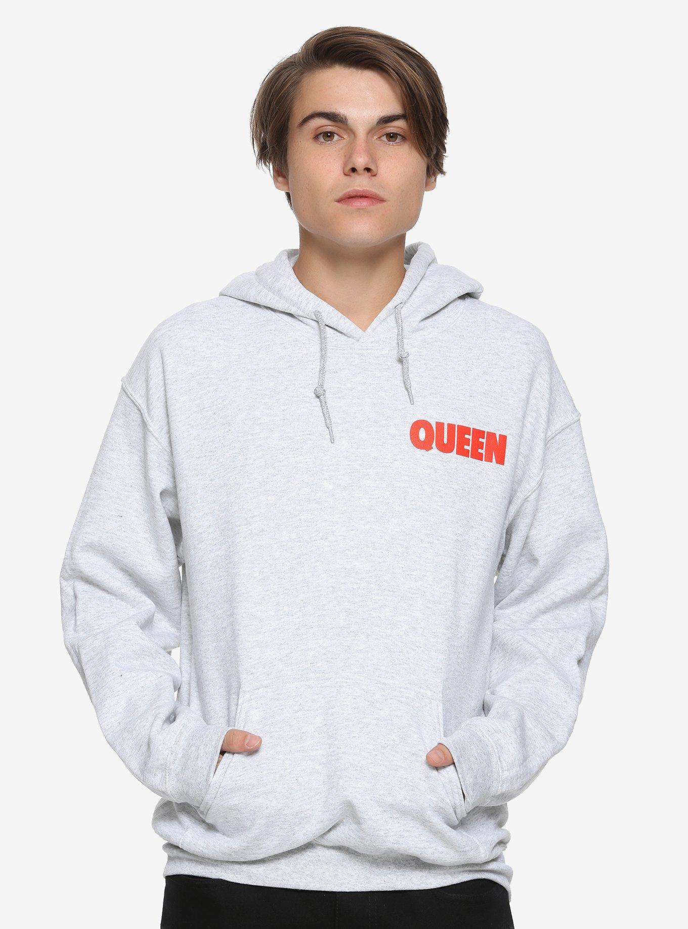 Queen News Of The World Pullover Hoodie, GREY, hi-res