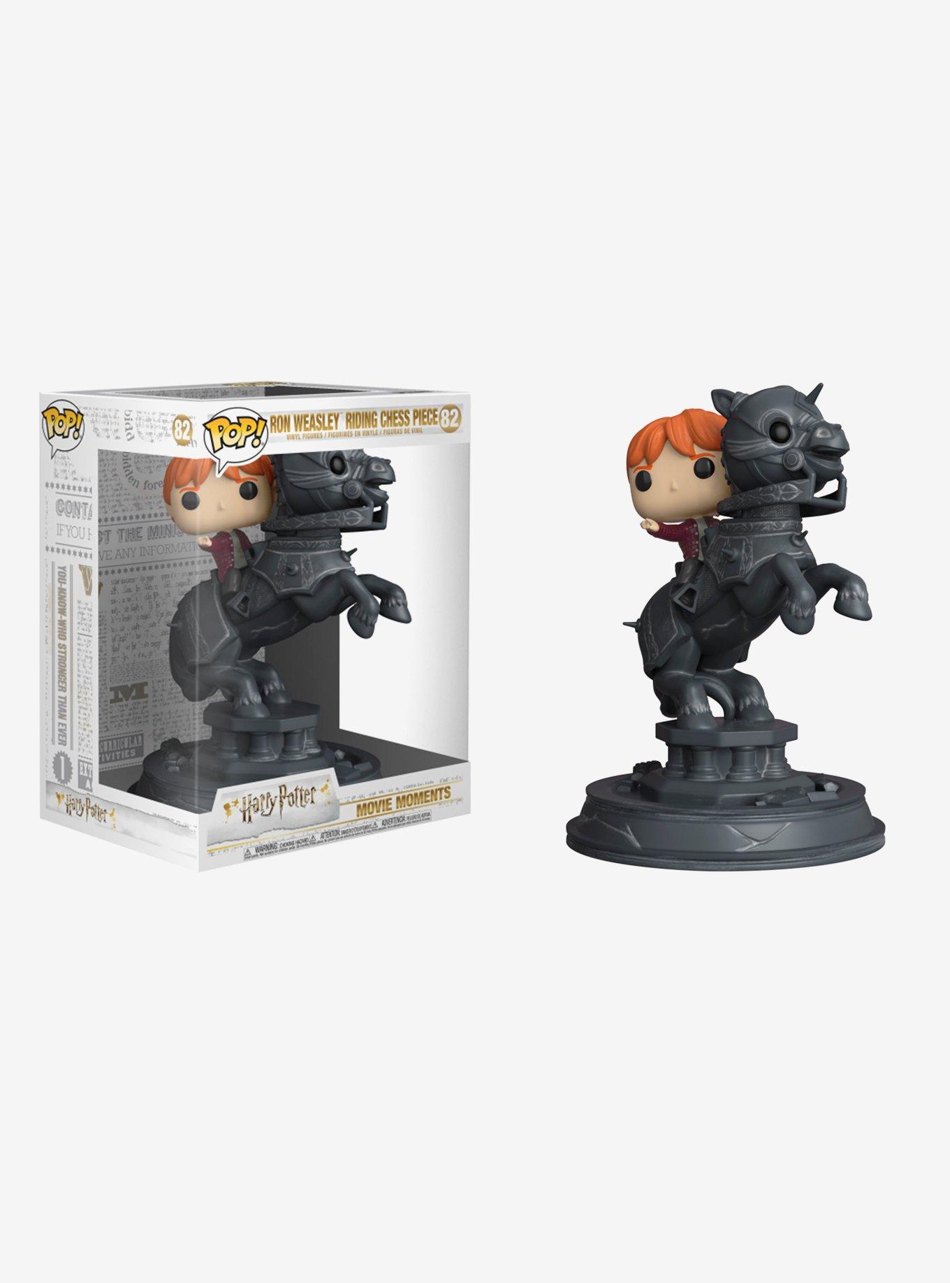 Funko Harry Potter Pop! Movie Moments Ron Weasley Riding Chess Piece Vinyl Figure, , hi-res