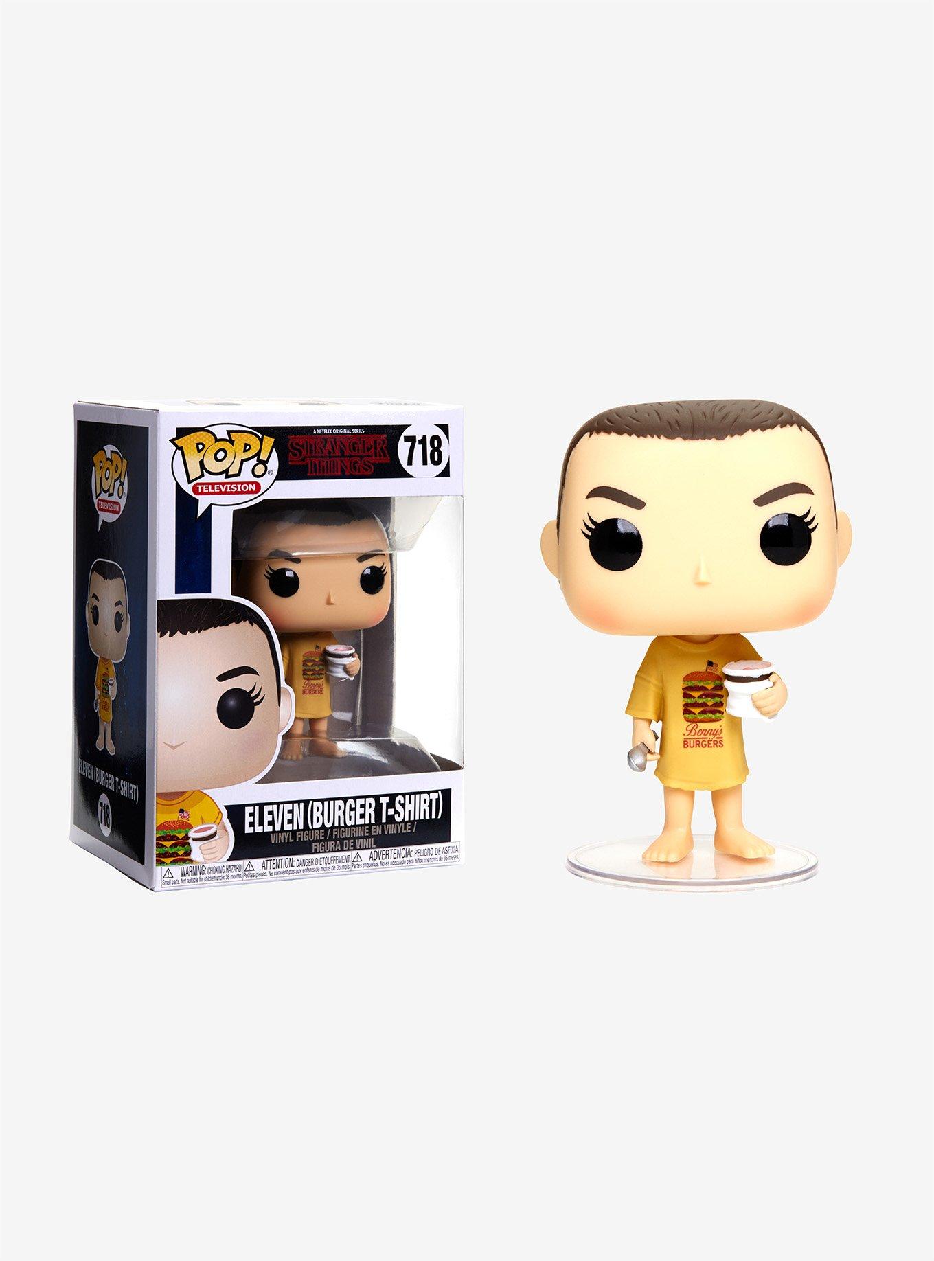 Funko Stranger Things Pop! Television Eleven (Burger T-Shirt) Vinyl Figure, , hi-res