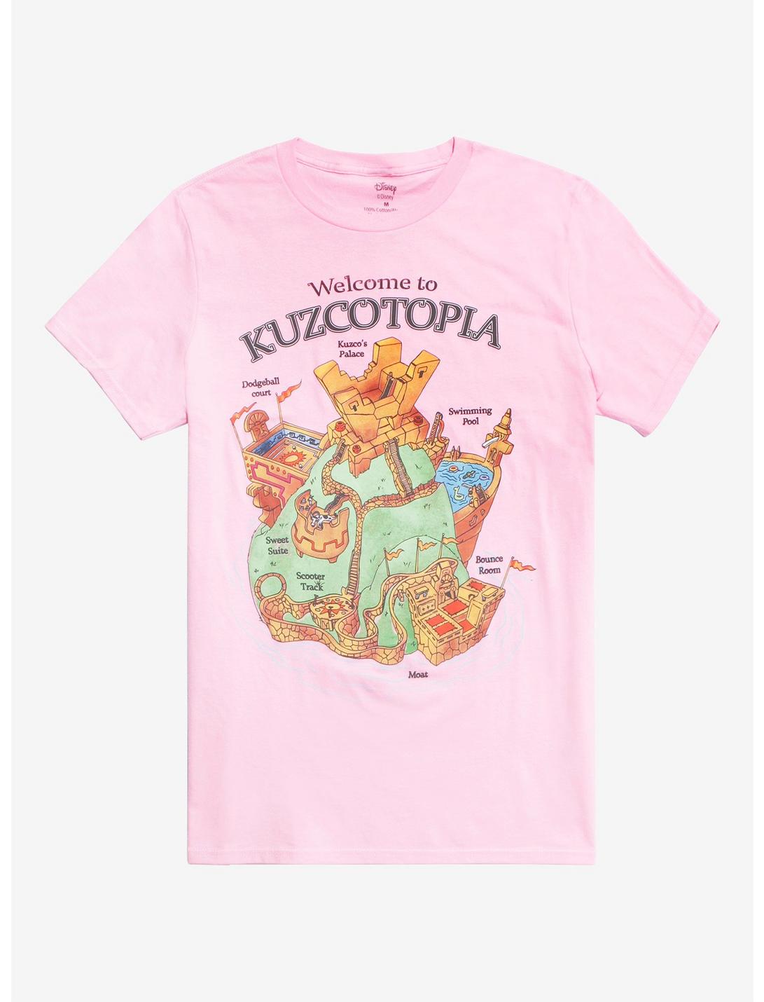 Disney The Emperor's New Groove Kuzcotopia Map T-Shirt, TAN/BEIGE, hi-res