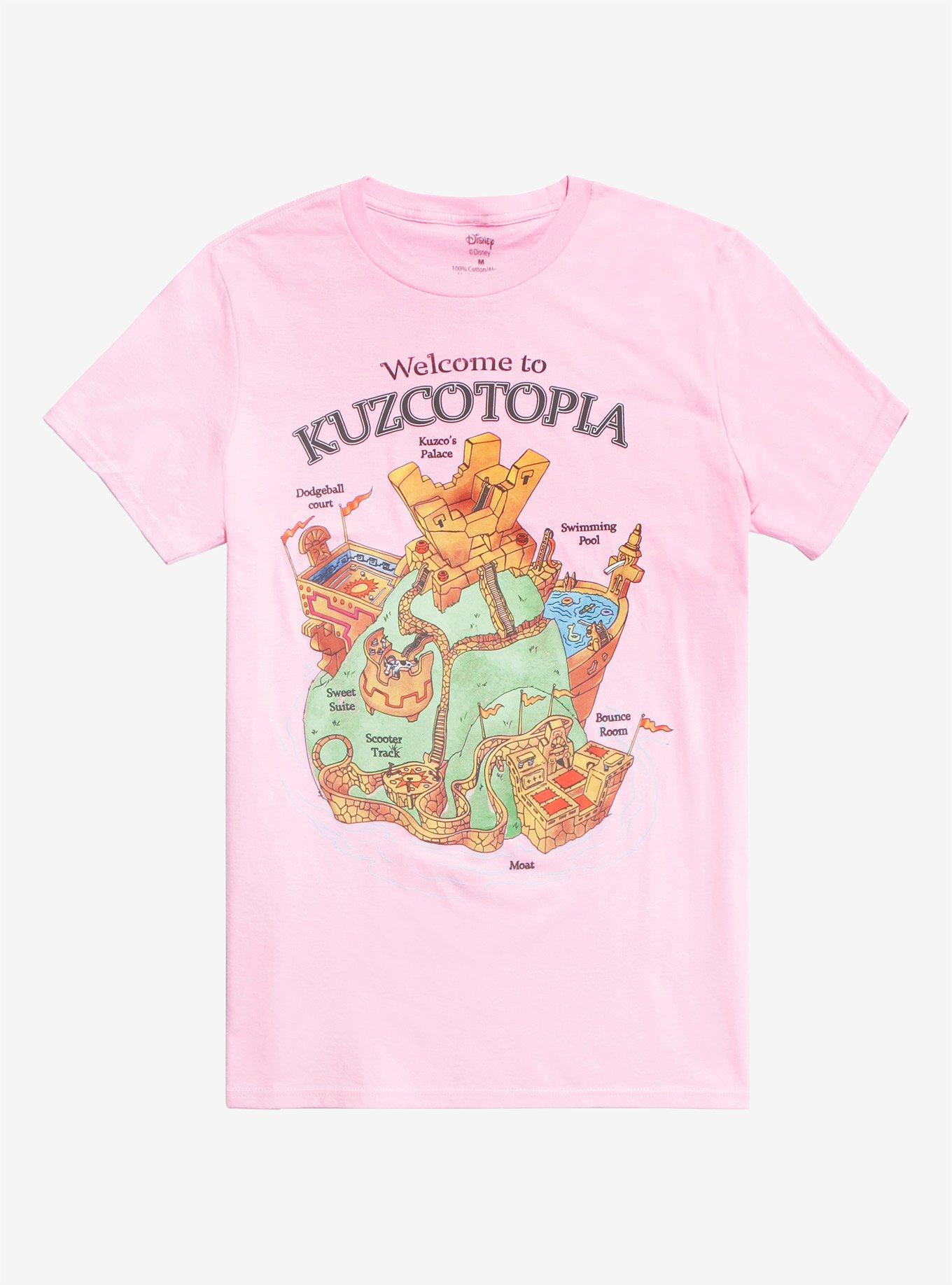 Disney The Emperor's New Groove Kuzcotopia Map T-Shirt, TAN/BEIGE, hi-res