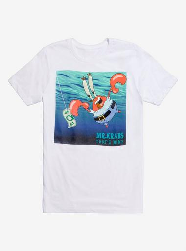 SpongeBob SquarePants Krabs T-Shirt Hot Topic