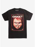 Child's Play Chucky VHS Cover T-Shirt, BLACK, hi-res