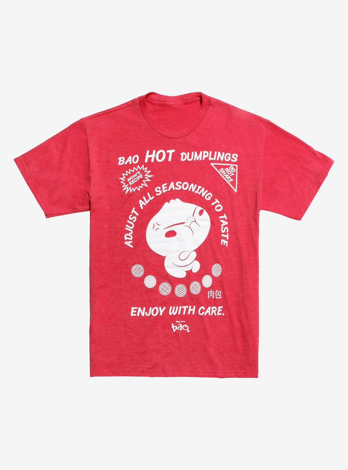Disney Bao Hot Sauce T-Shirt Hot Topic Exclusive, RED, hi-res