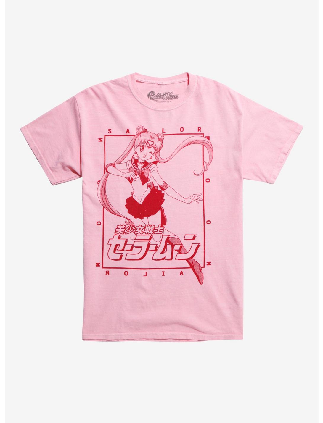 Sailor Moon Usagi Kanji T-Shirt, PINK, hi-res