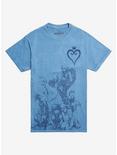 Disney Kingdom Hearts Deep Dive Group Characters T-Shirt, HEATHER GREY, hi-res