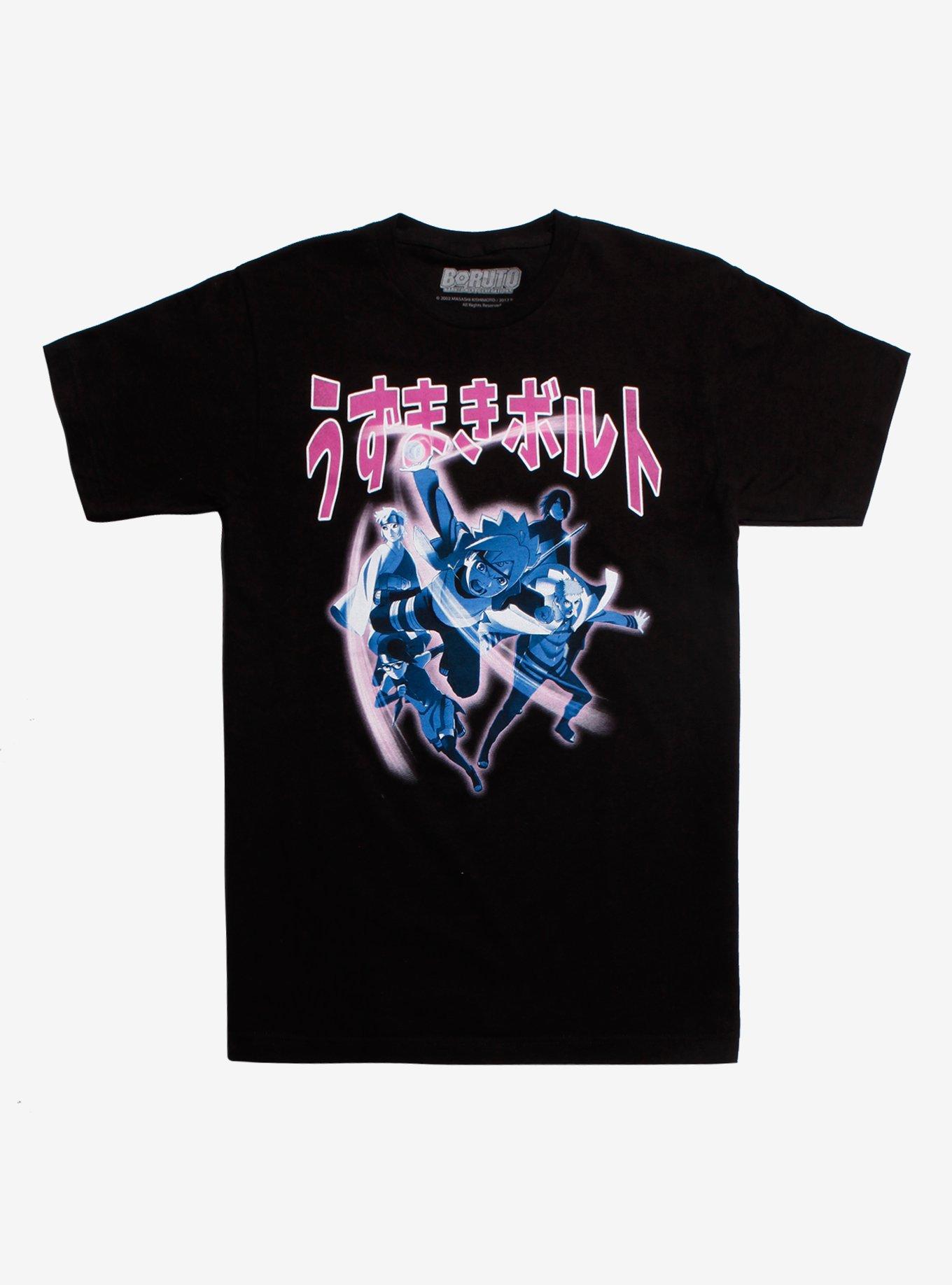 Boruto Naruto Next Generations Attack Kana T-Shirt, BLACK, hi-res