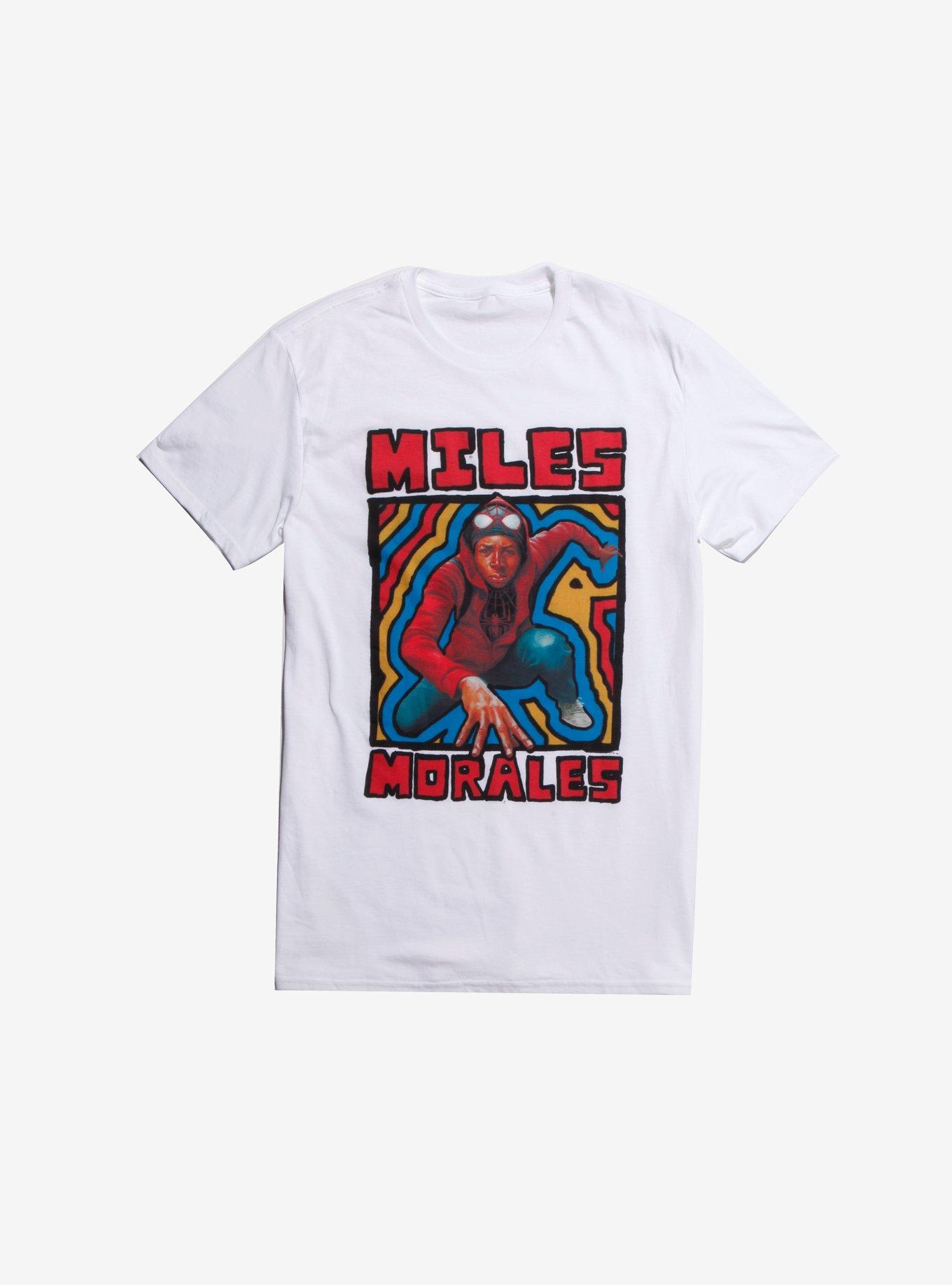 hot topic miles morales shirt