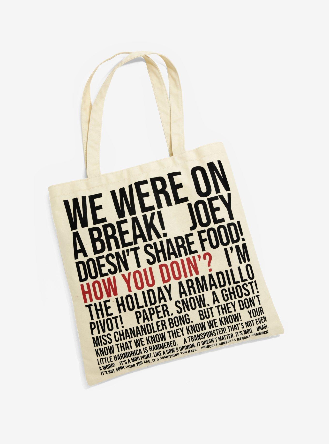 Friends Quote Tote - BoxLunch Exclusive, , hi-res
