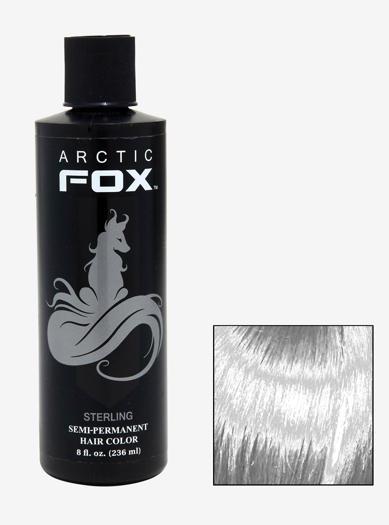 Arctic Fox Semi-Permanent Sterling 8Oz Hair Dye, , hi-res
