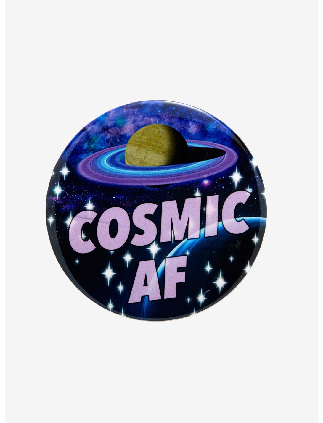 Cosmic AF Planet & Stars Button, , hi-res