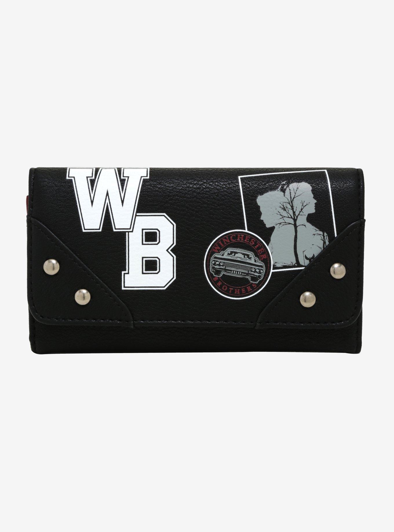 Supernatural Patches Flap Wallet, , hi-res