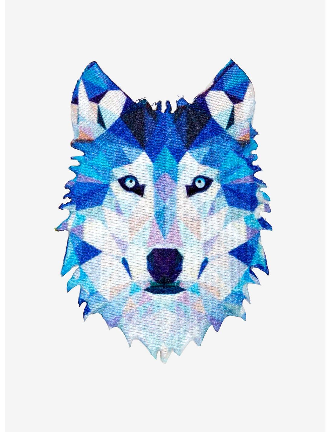 Geometric Wolf Patch, , hi-res