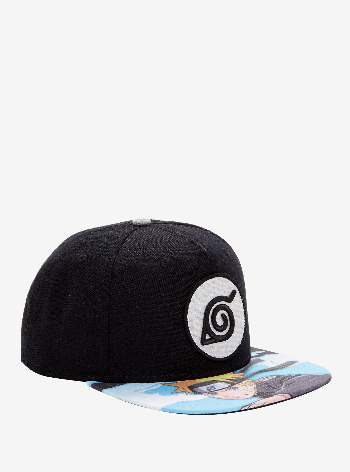 Naruto Shippuden Hidden Leaf Logo Snapback Hat, , hi-res