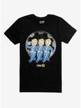 Fallout 76 Vault Boy Trio T-Shirt, BLACK, hi-res
