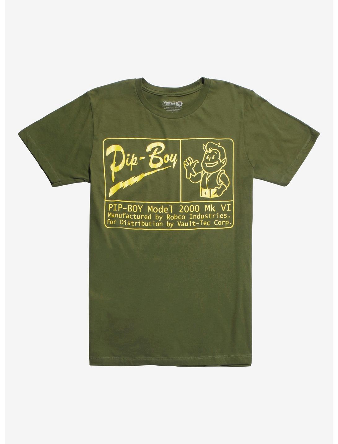 Fallout 76 Pip Boy Model 2000 T-Shirt, KELLY  DARK GREEN, hi-res