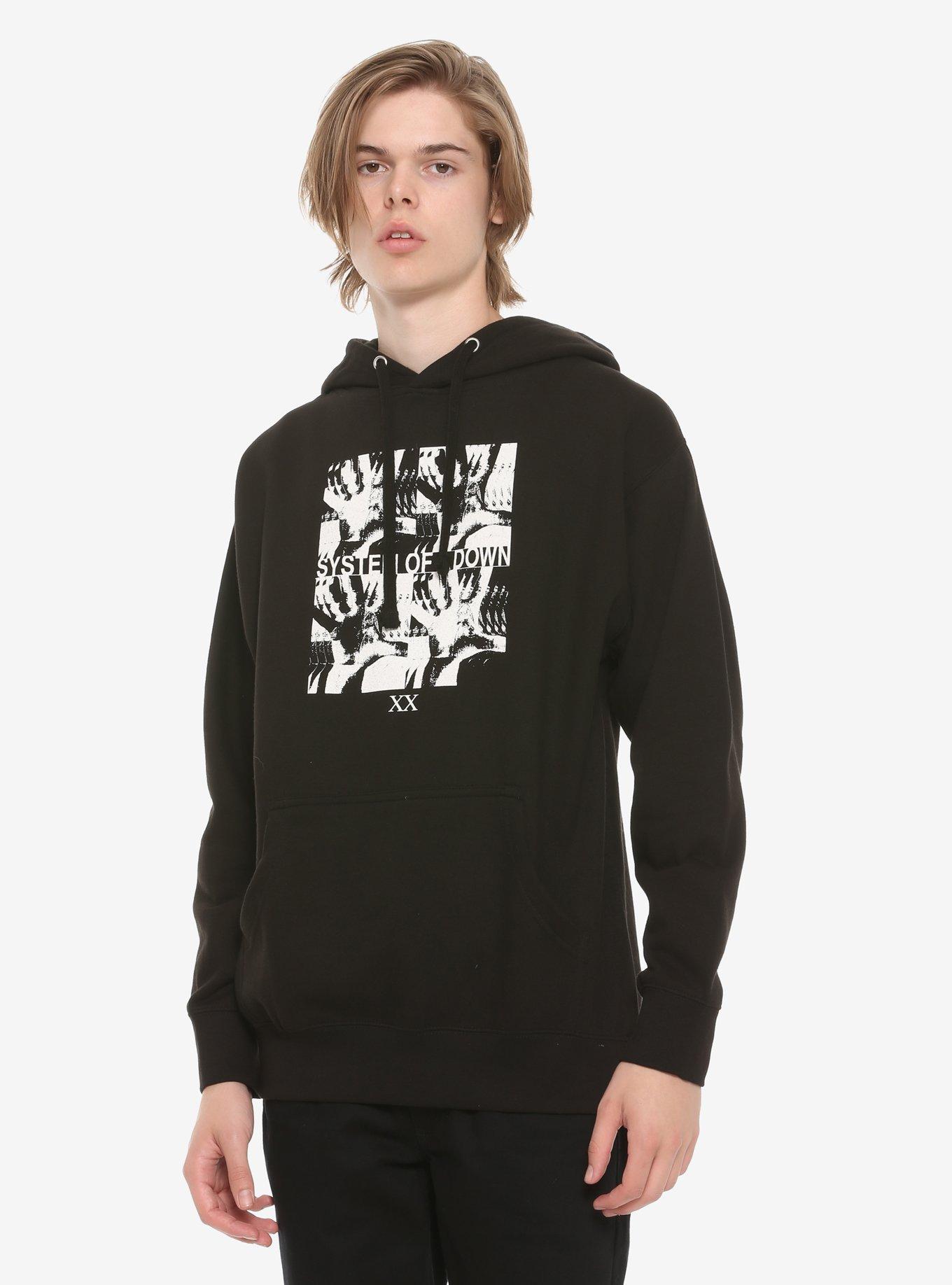 System Of A Down XX Hand Hoodie, BLACK, hi-res