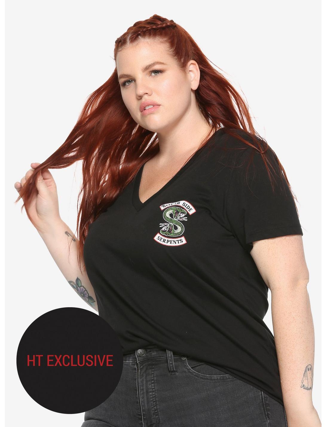 Riverdale Southside Serpents Girls T-Shirt Plus Size Hot Topic Exclusive, MULTI, hi-res