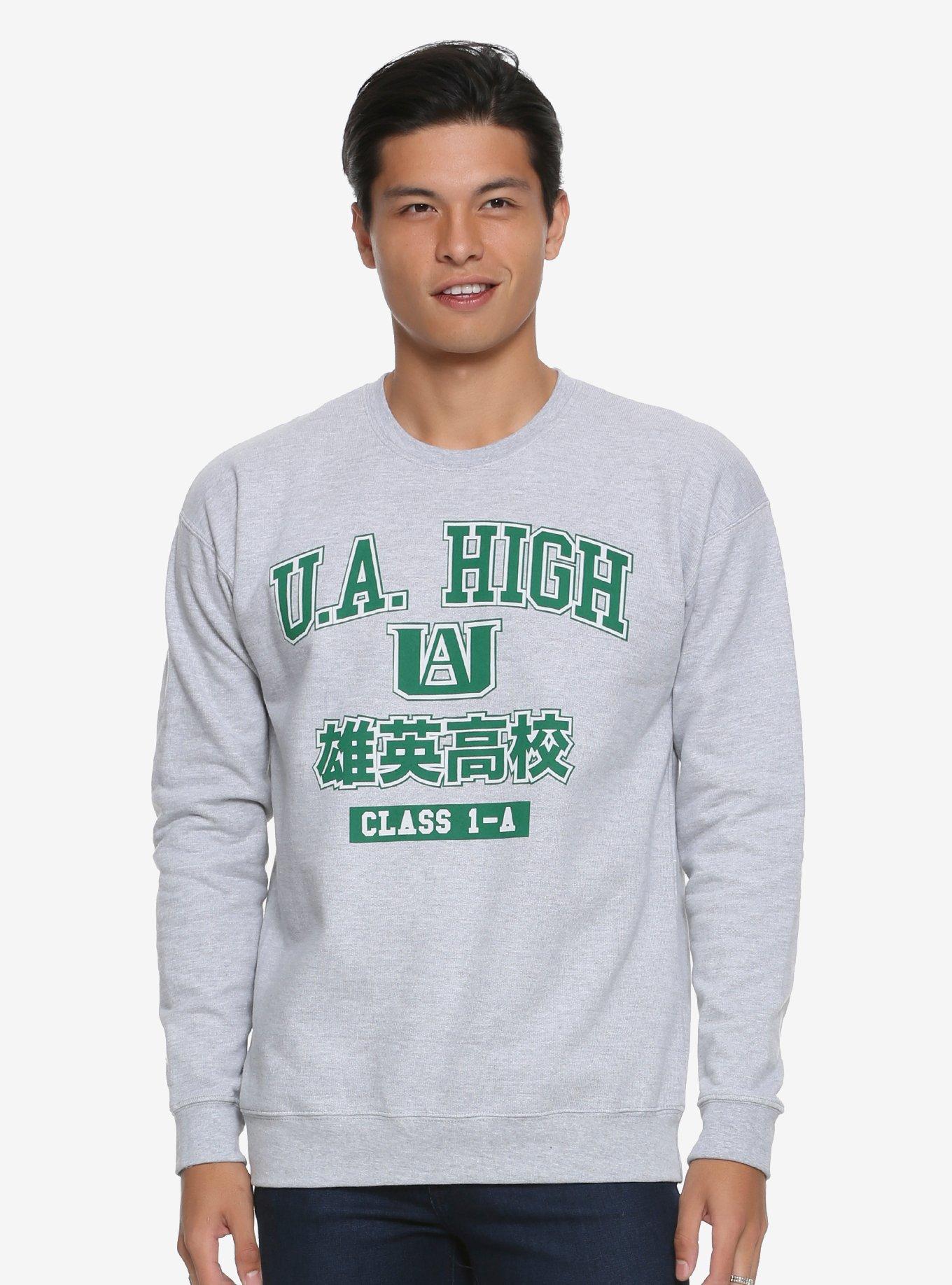 My hero sale academia crewneck