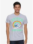 Disney Lilo & Stitch Surf School T-Shirt - BoxLunch Exclusive, GREY, hi-res
