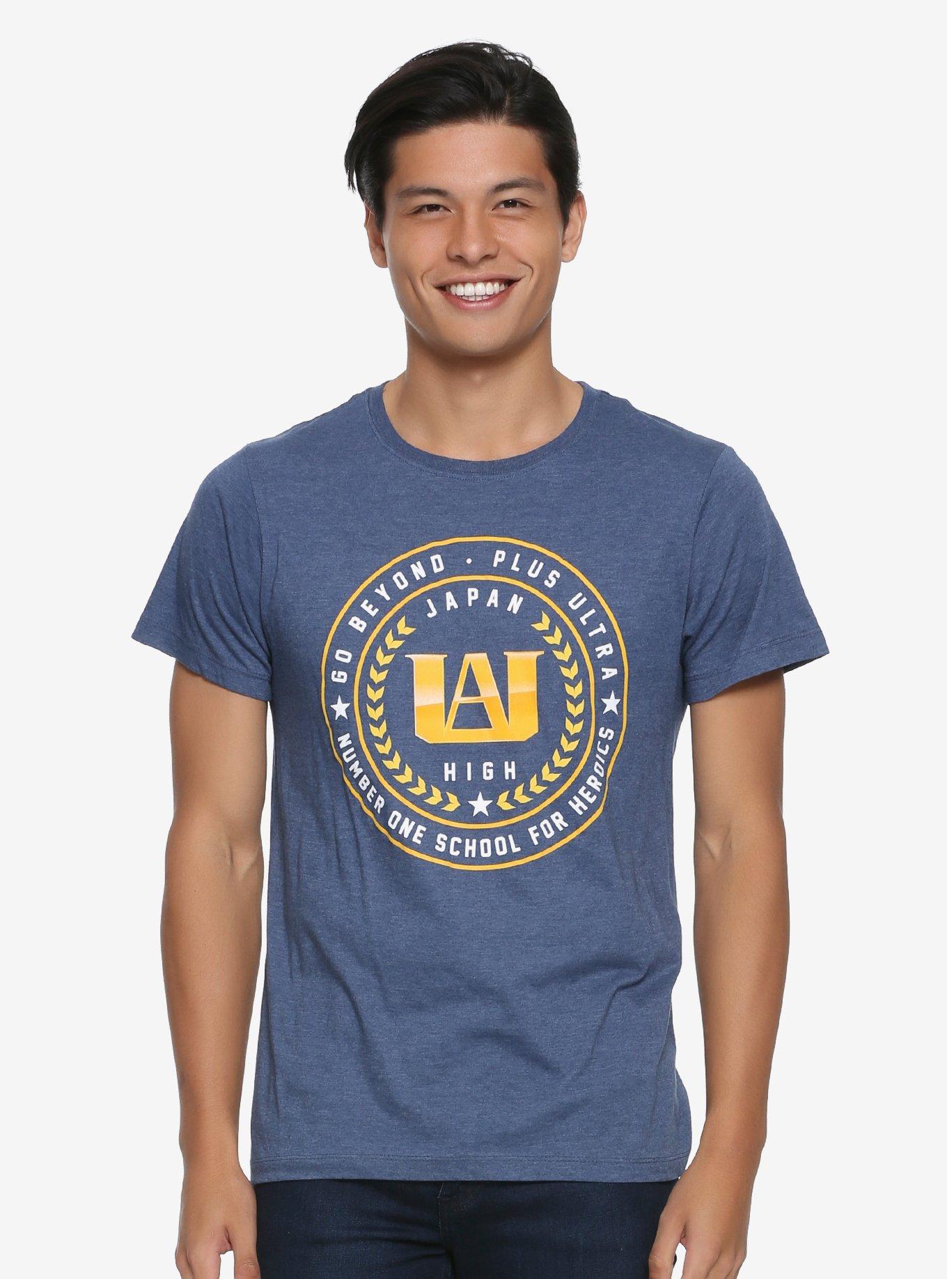 My Hero Academia UA Crest T-Shirt, BLUE, hi-res