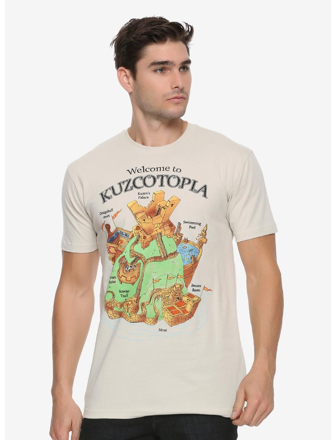 Disney The Emperor's New Groove Kuzcotopia Map T-Shirt, WHITE, hi-res