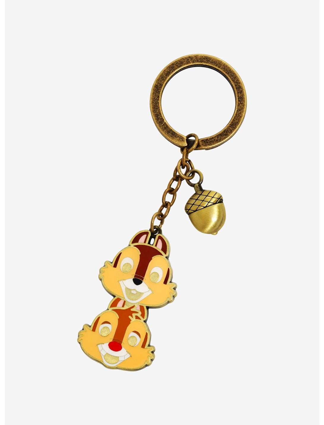 Loungefly Disney Chip And Dale Acorn Enamel Key Chain - BoxLunch Exclusive, , hi-res