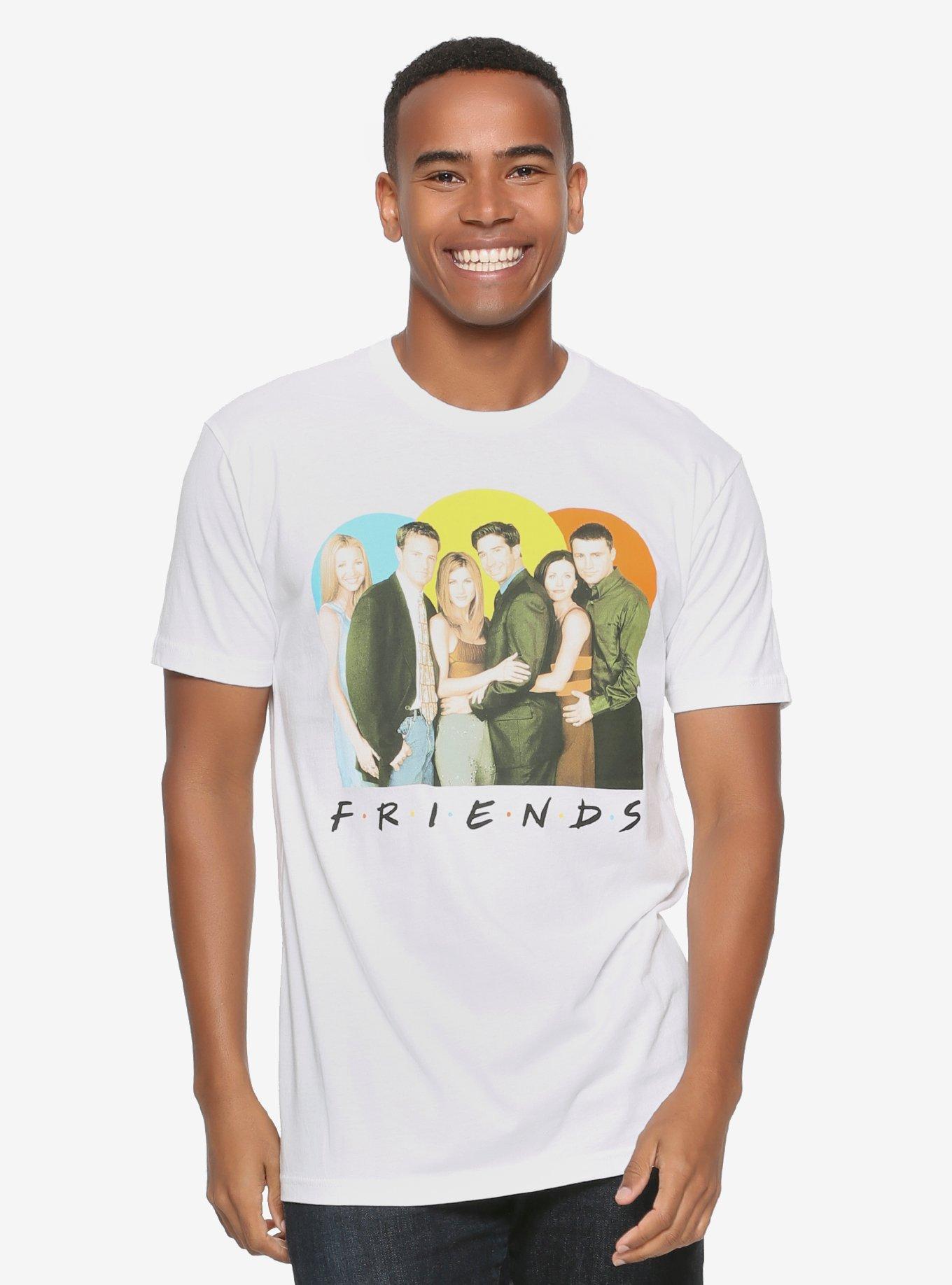 Friends Group Shot T-Shirt - BoxLunch Exclusive, WHITE, hi-res