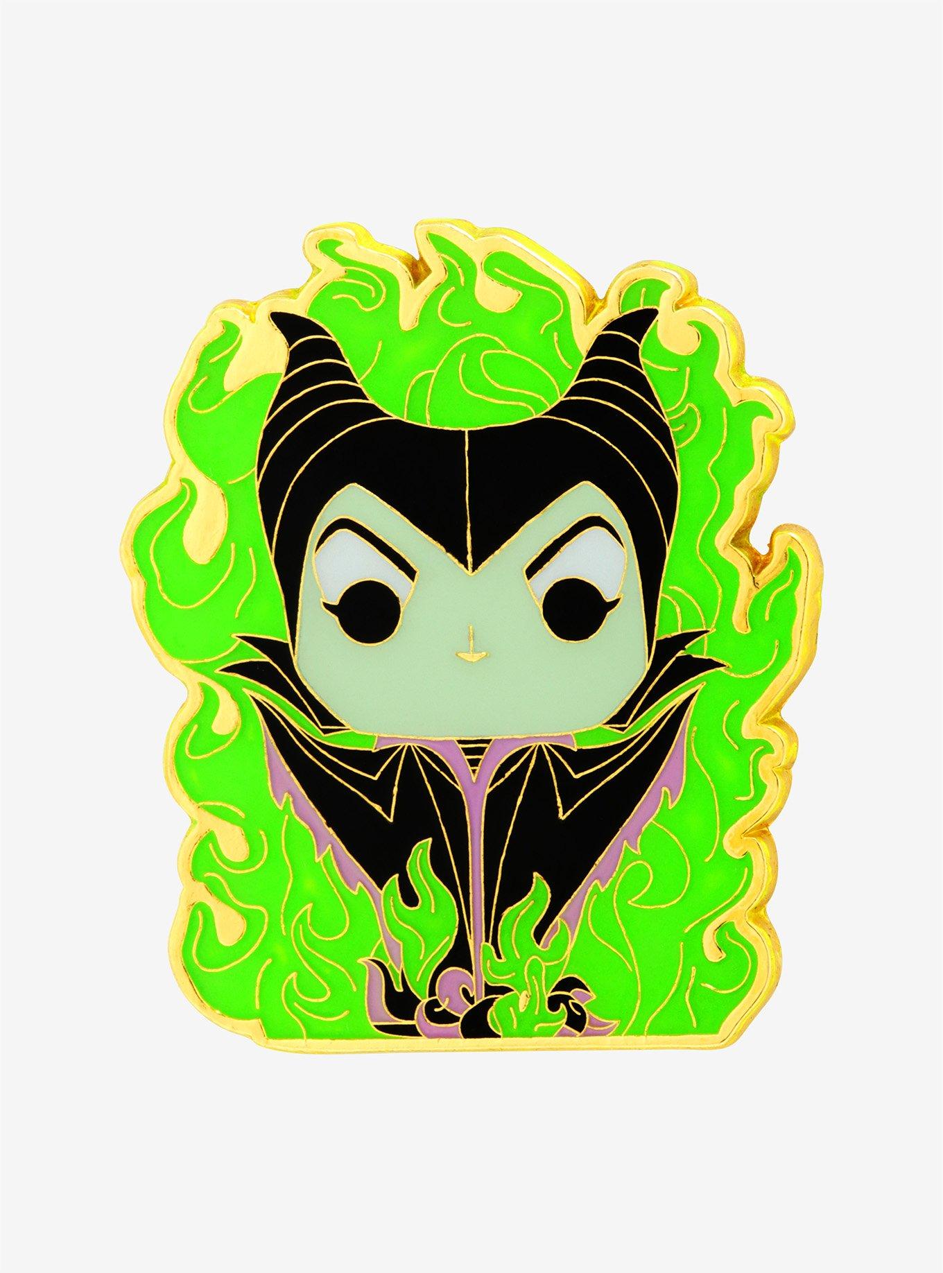 Funko Pop! Disney Villains Maleficent Enamel Pin - BoxLunch Exclusive, , hi-res