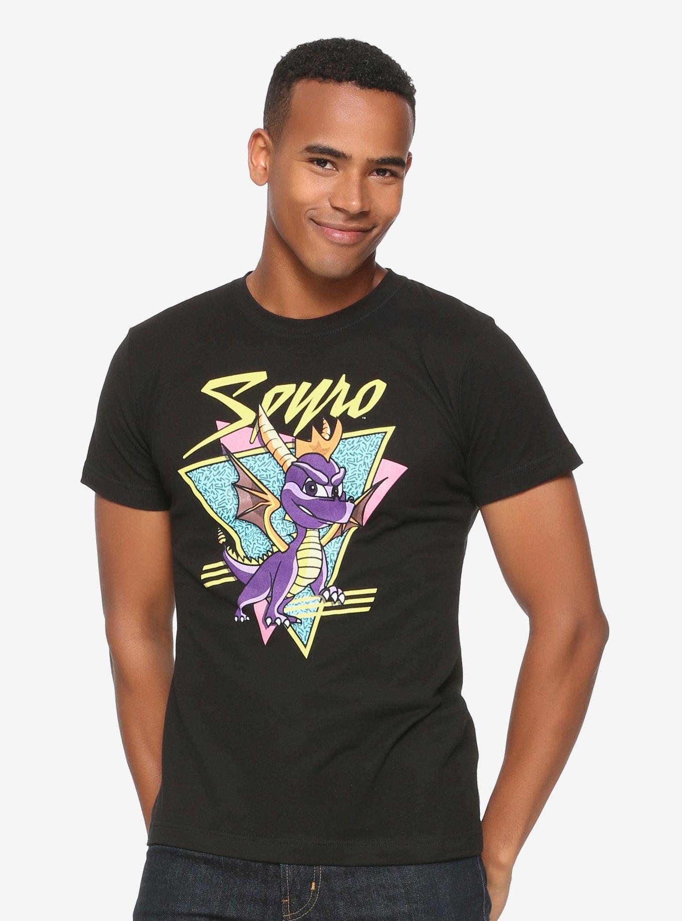 Spyro Retro T-Shirt - BoxLunch Exclusive, BLACK, hi-res