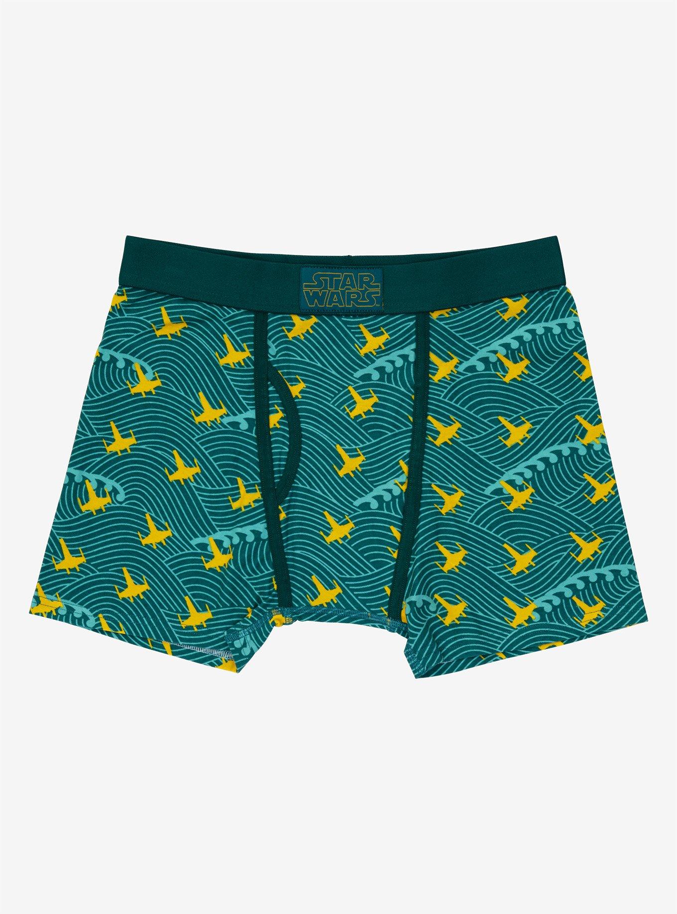 Star Wars Ripple Ship Boxer Briefs, GREEN, hi-res