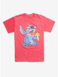 Disney Lilo & Stitch Ice Cream T-Shirt, CARDINAL HEATHER, hi-res