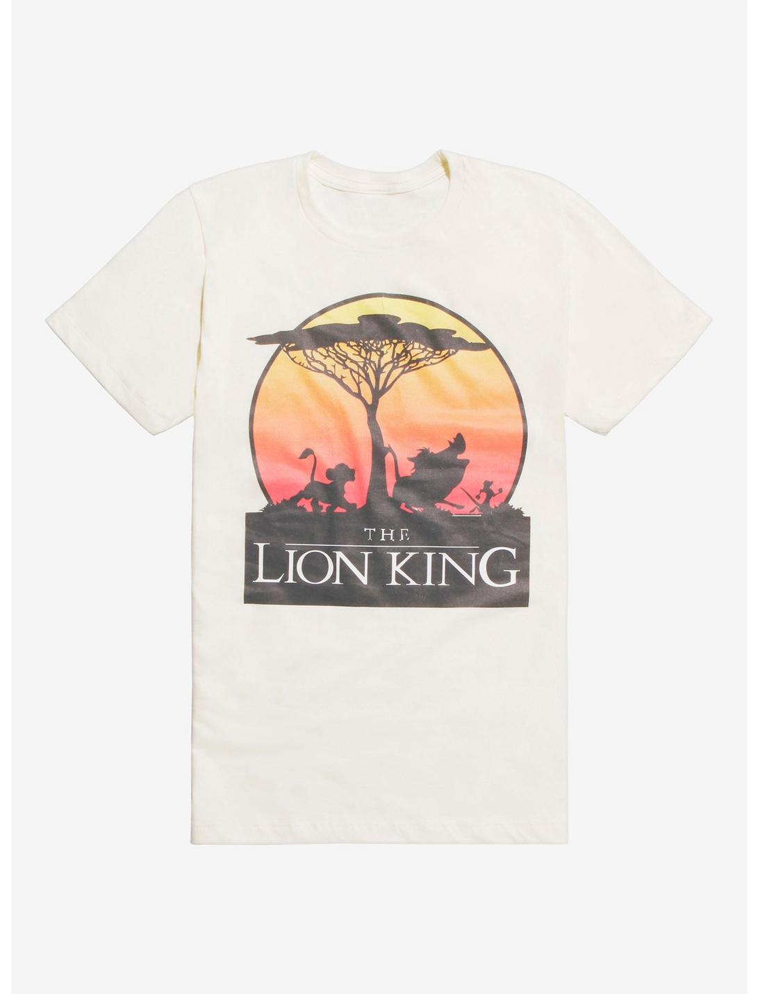 Disney The Lion King Sunset Logo T-Shirt, VANILLA ICE, hi-res