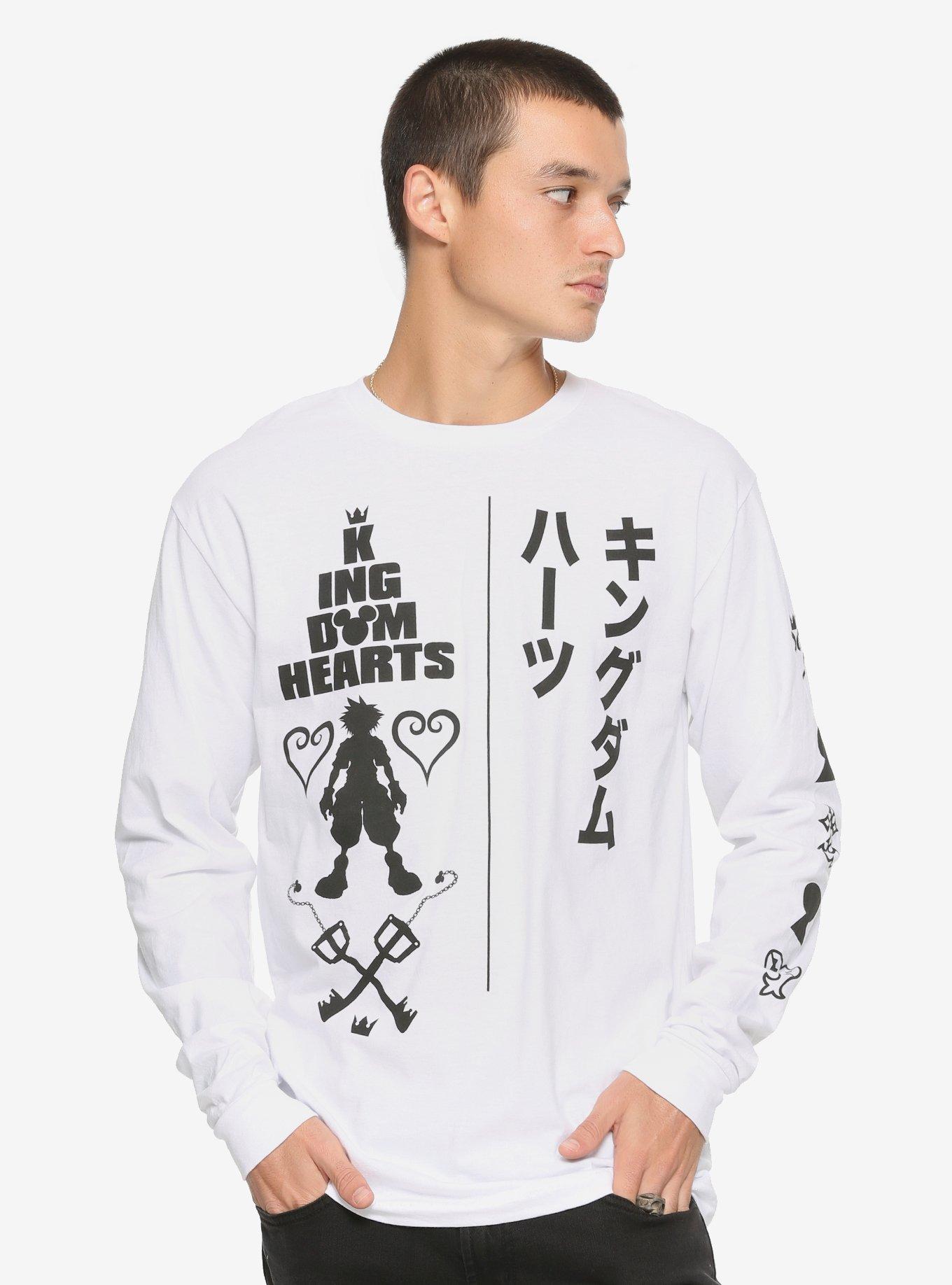 Kingdom Hearts Kana Long-Sleeve T-Shirt, WHITE, hi-res